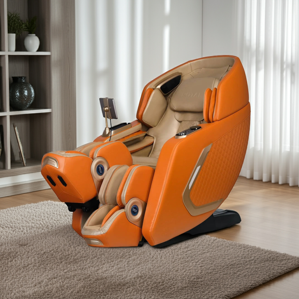 Bi-Stretch Massage Chair (Orange)
